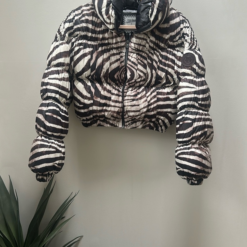 Zebra Print Puffer